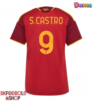AS Roma Santiago Castro #9 Hjemmebanetrøje Dame 2026-27 Kort ærmer AS Roma Santiago Castro #9 Hjemmebanetrøje Dame 2026-27 Kort ærmer